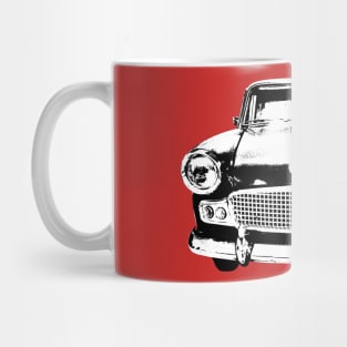 Standard Ensign 1960s British classic car monoblock black and white Mug